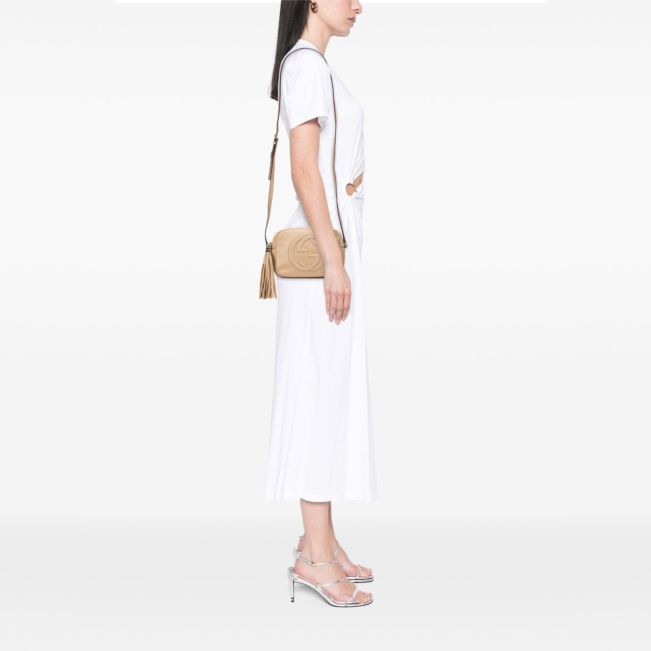 Gucci Leather Soho Disco Crossbody Bruin