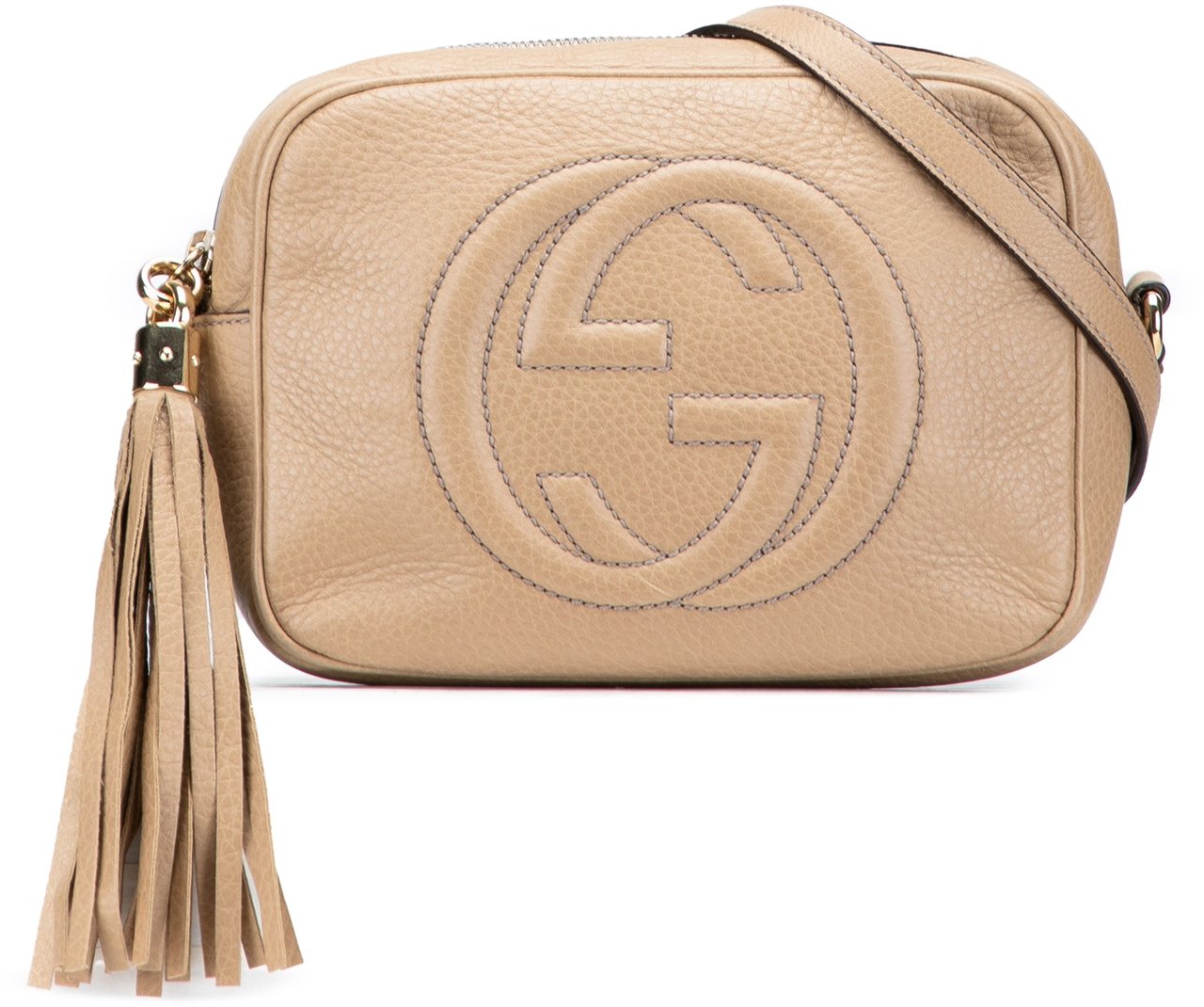 Gucci Leather Soho Disco Crossbody Bruin