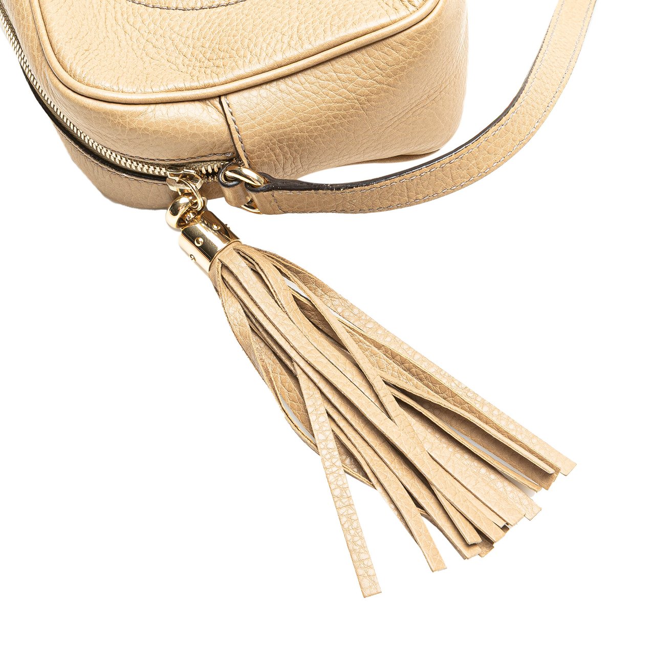Gucci Leather Soho Disco Crossbody Bruin