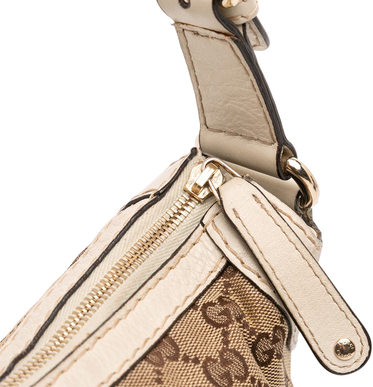 Gucci GG Canvas Charlotte Hobo Bruin
