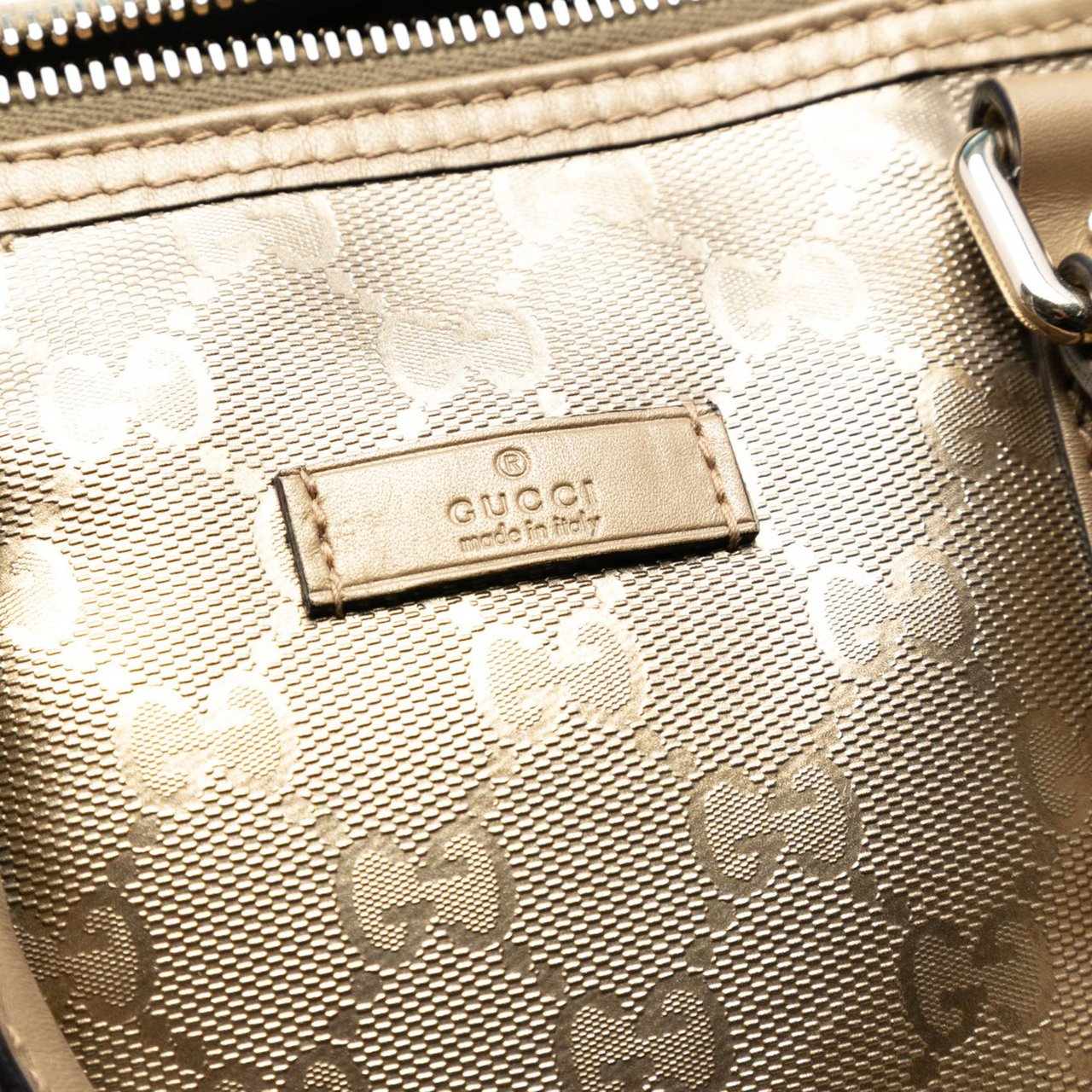 Gucci Medium GG Imprime Joy Boston Bag Goud