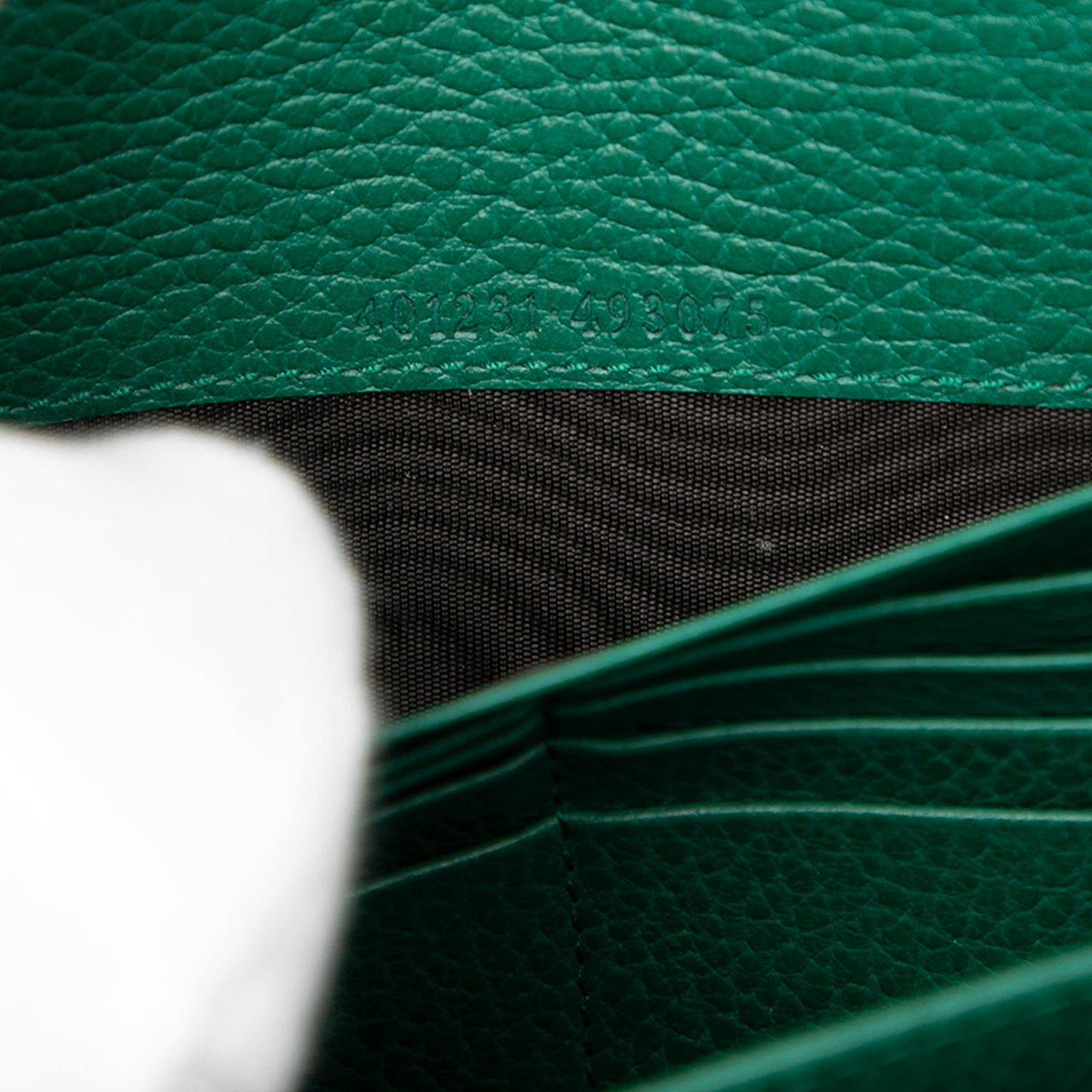 Gucci Leather Dionysus Wallet on Chain Groen