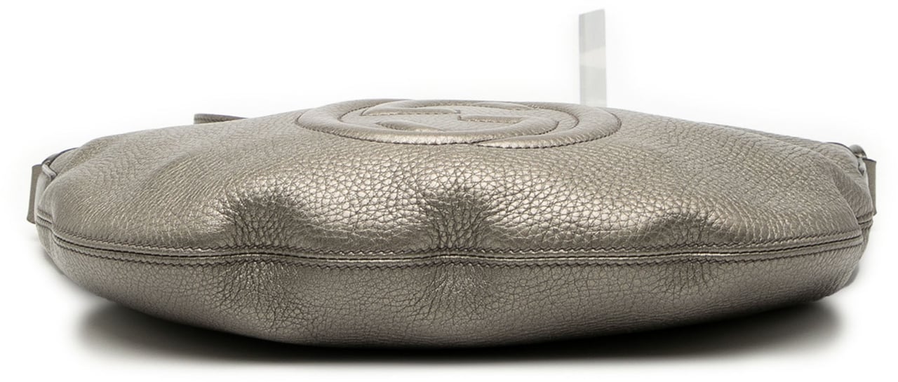 Gucci Leather Soho Crossbody Zilver