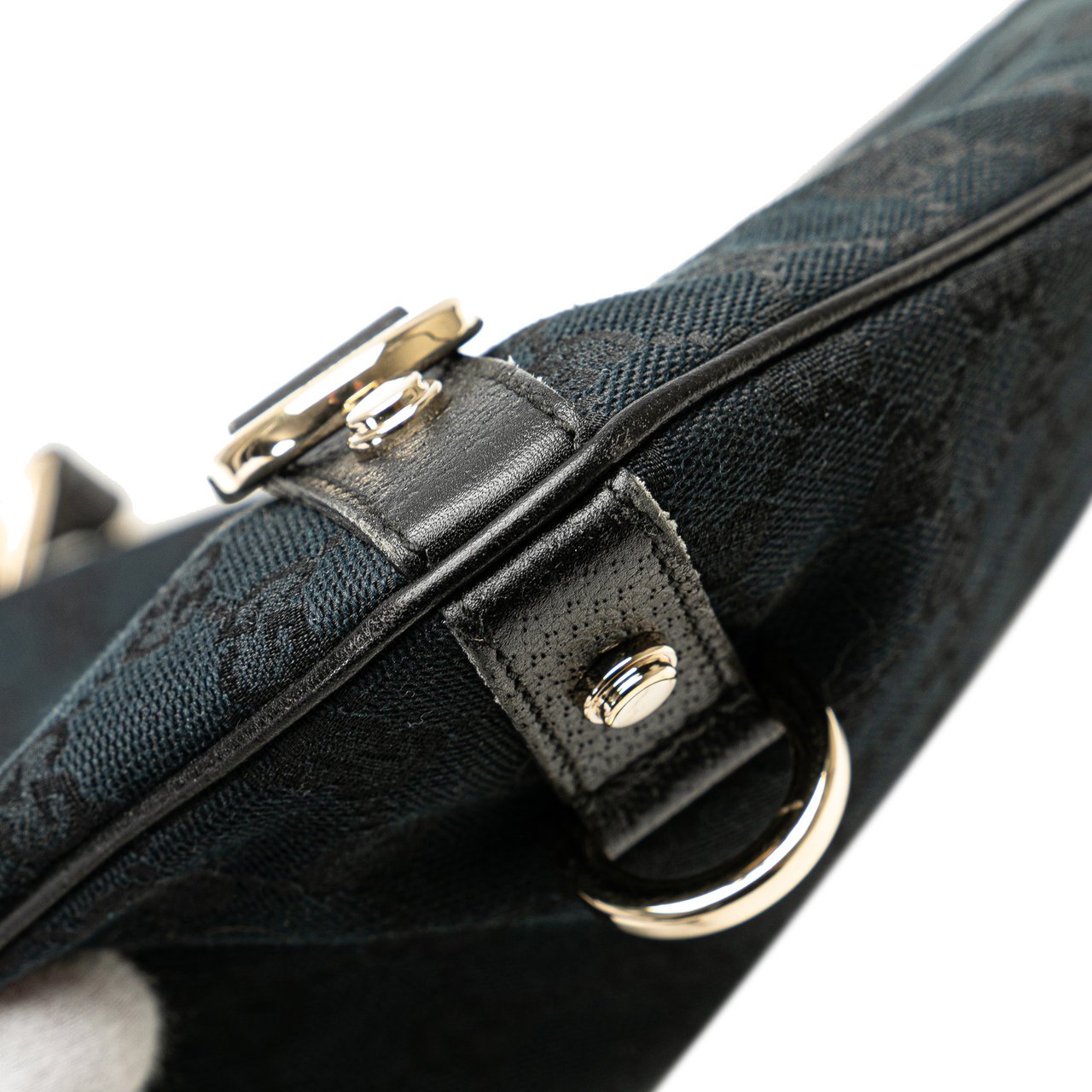 Gucci GG Canvas Abbey D Ring Crossbody Zwart