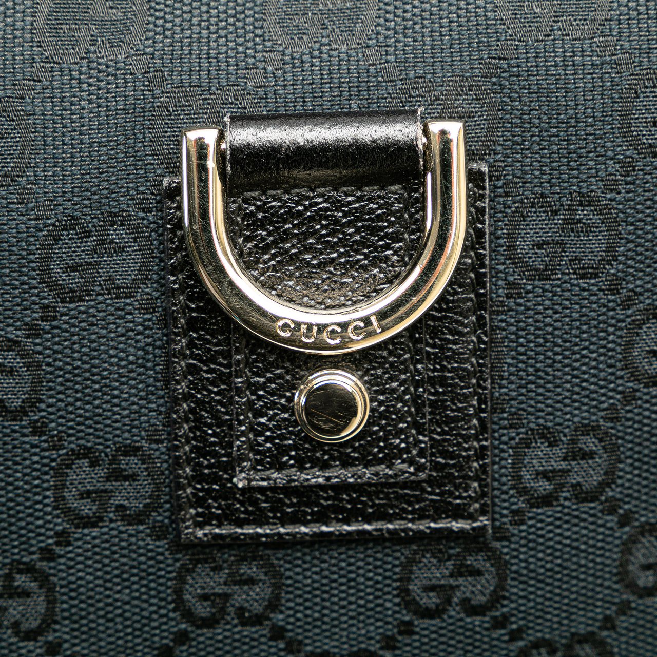 Gucci GG Canvas Abbey D Ring Crossbody Zwart