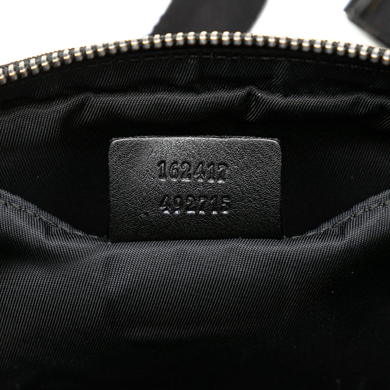 Gucci Guccissima Nylon Trim Belt Bag Zwart