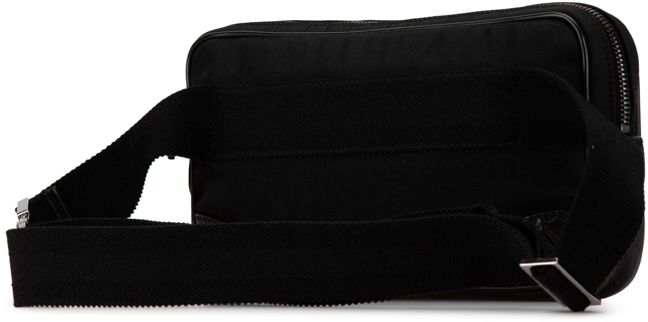 Gucci Guccissima Nylon Trim Belt Bag Zwart