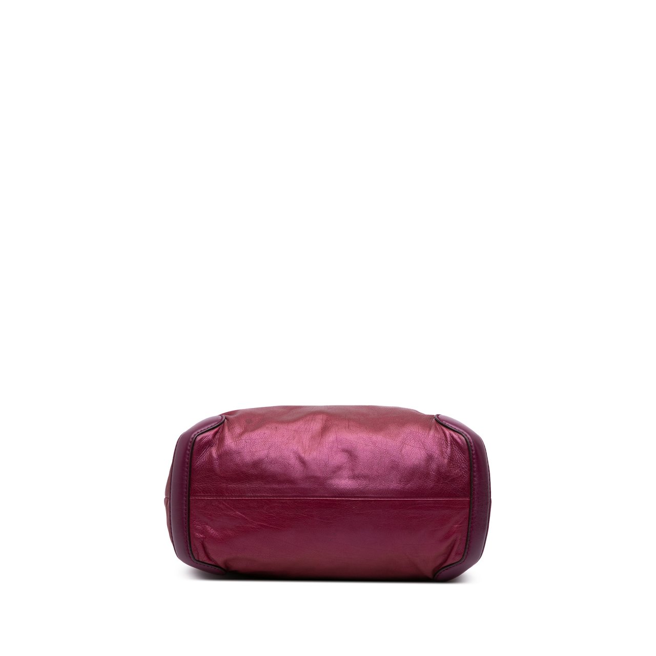 Gucci Medium Metallic Leather Galaxy Chain Shoulder Bag Paars