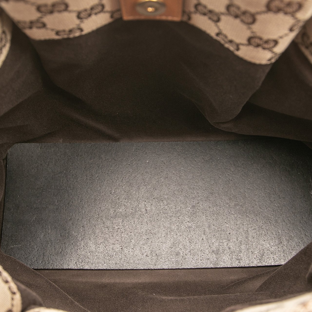 Gucci GG Canvas Tote Bruin