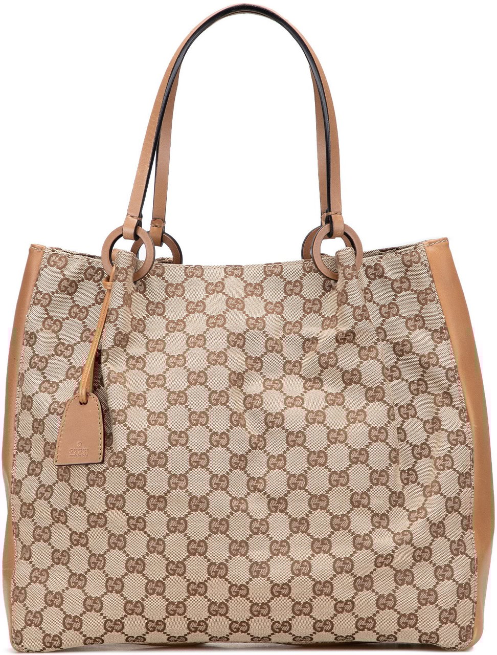 Gucci GG Canvas Tote Bruin