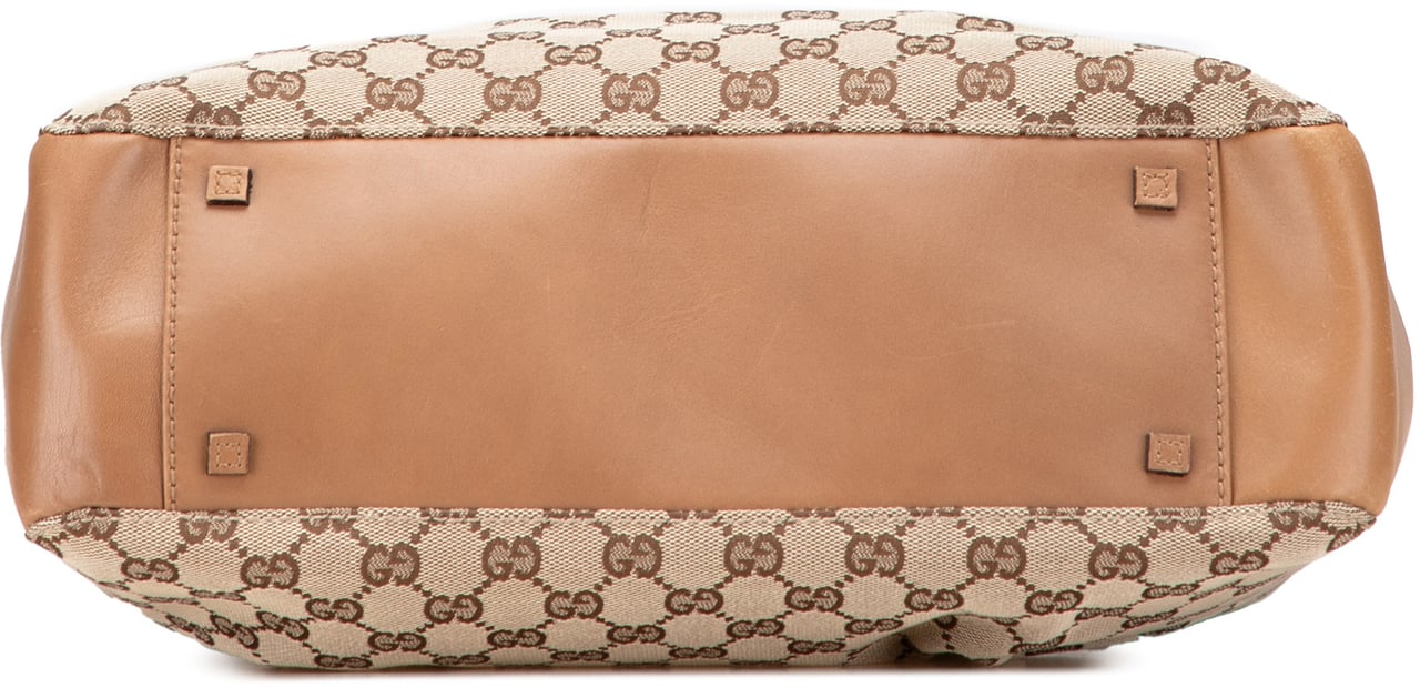 Gucci GG Canvas Tote Bruin