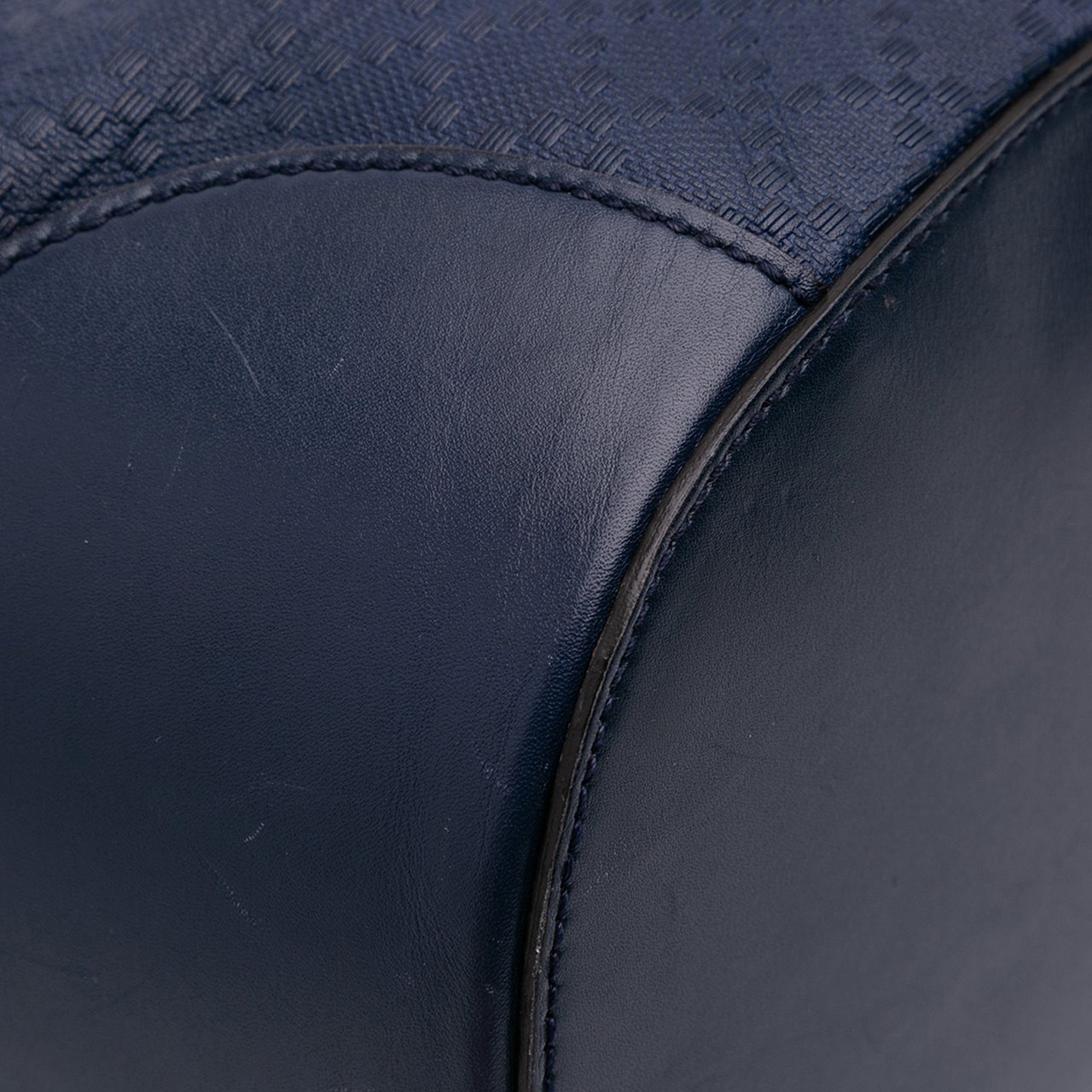Gucci Medium Calfskin Bright Diamante Bucket Blauw