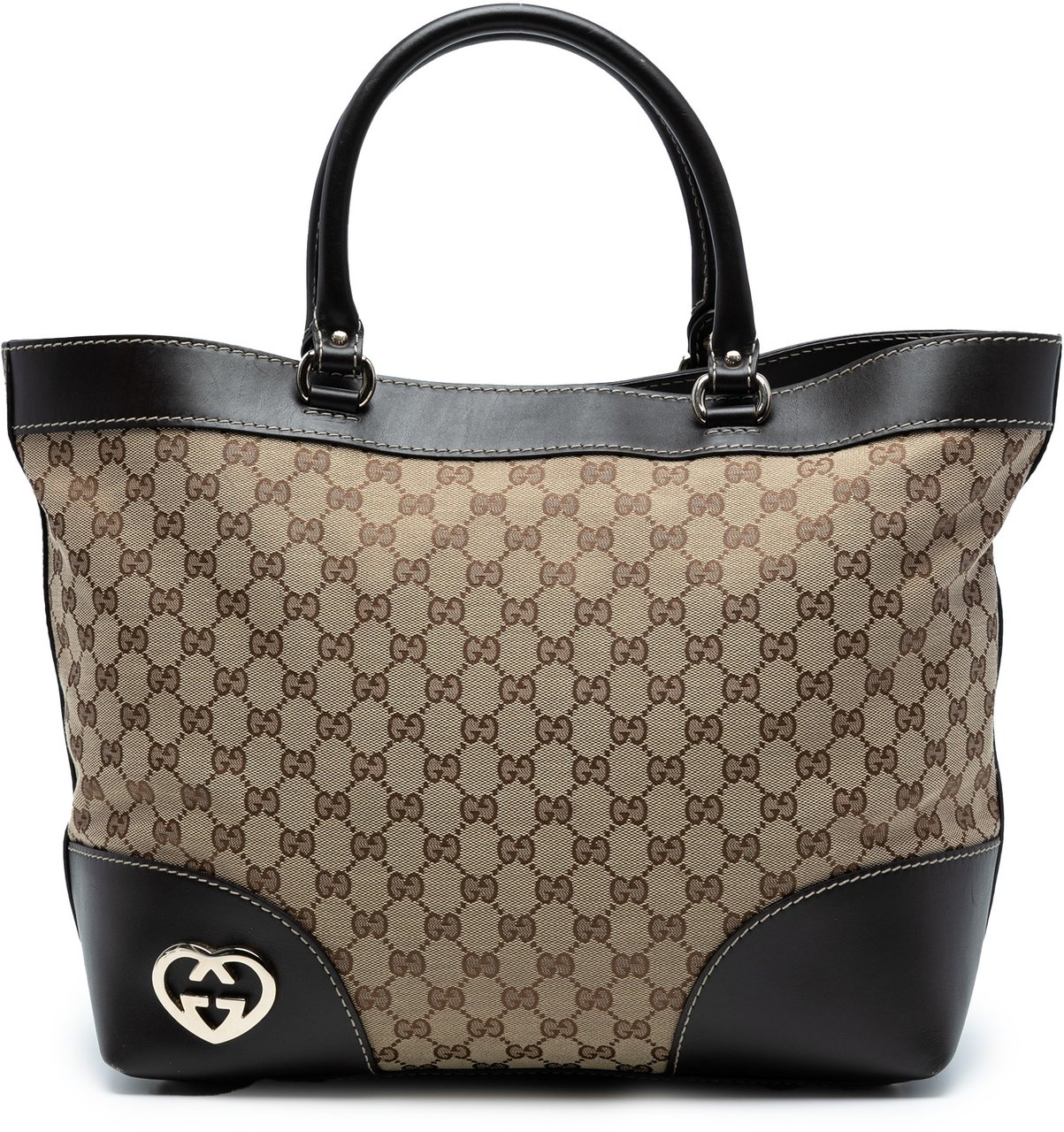 Gucci GG Canvas Lovely Tote Bruin