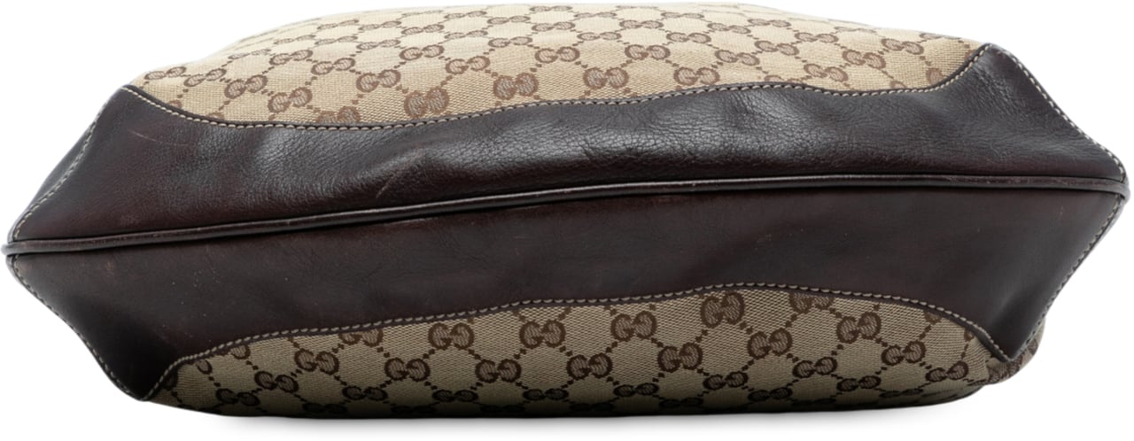 Gucci GG Canvas Peggy Satchel Bruin