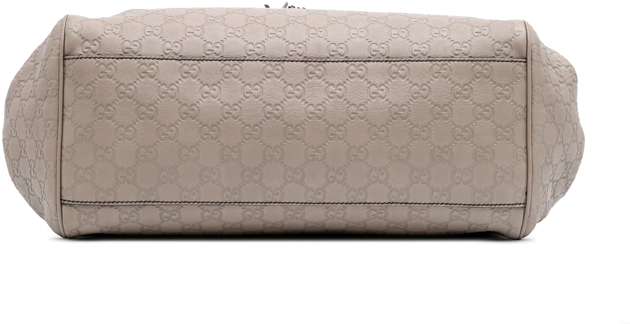 Gucci Large Guccissima Emily Chain Shoulder Bag Grijs