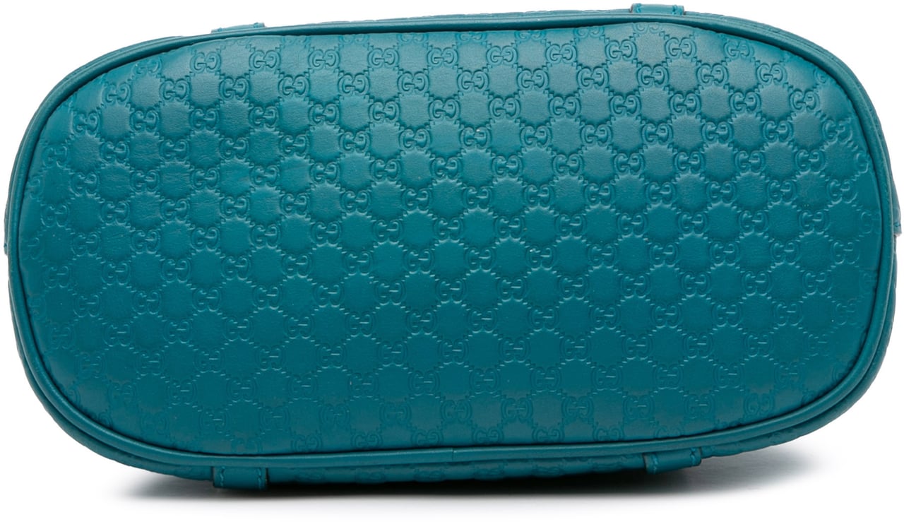 Gucci Mini Microguccissima Dome Satchel Blauw