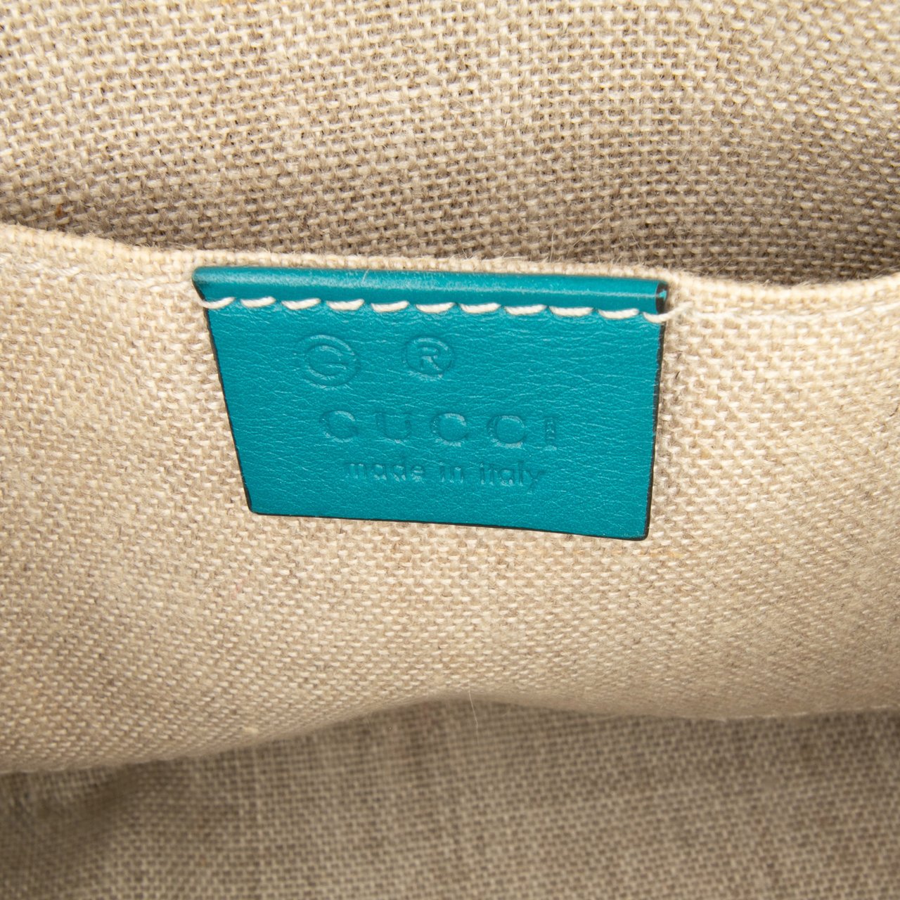 Gucci Mini Microguccissima Dome Satchel Blauw