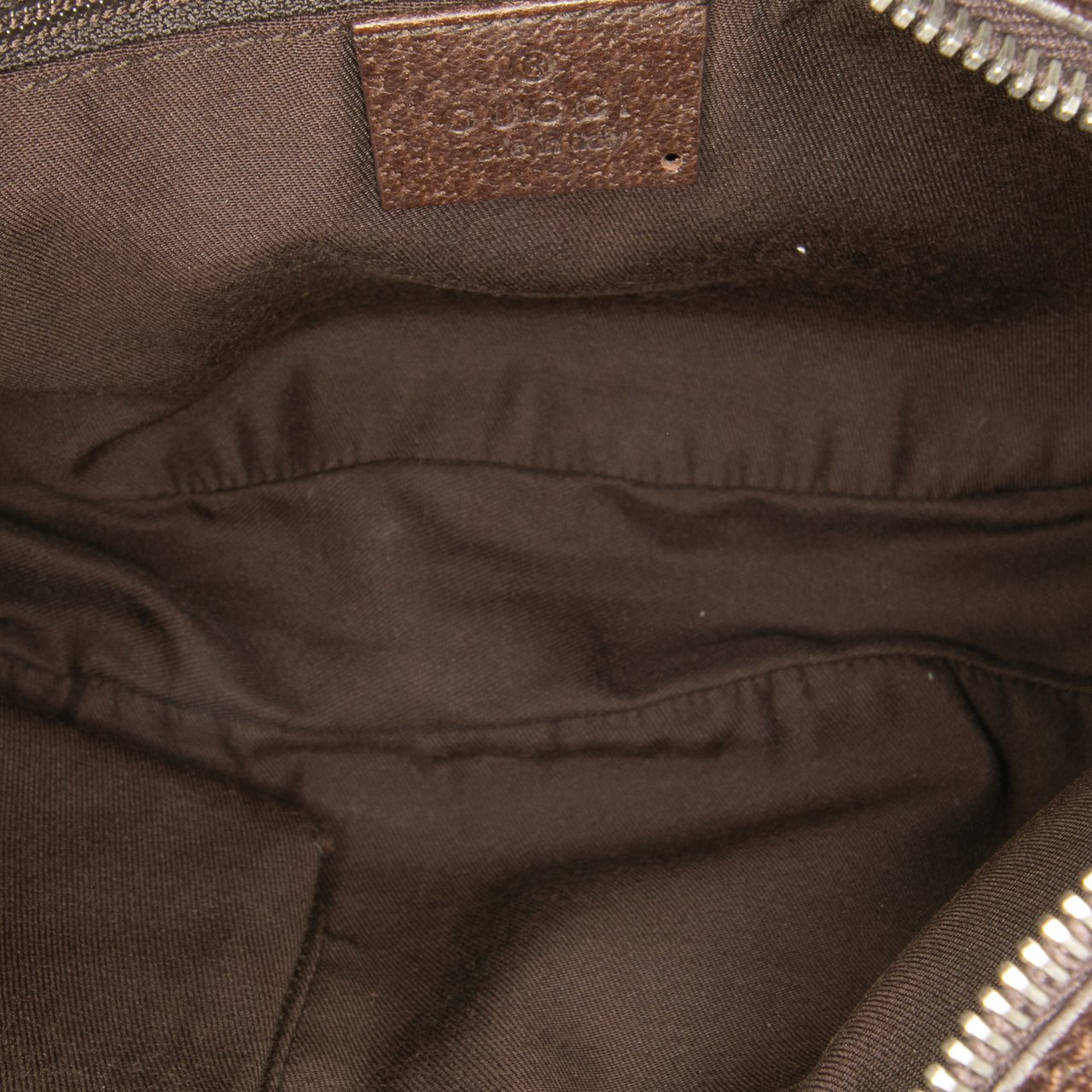 Gucci Small GG Canvas Web Pop Shoulder Bag Bruin