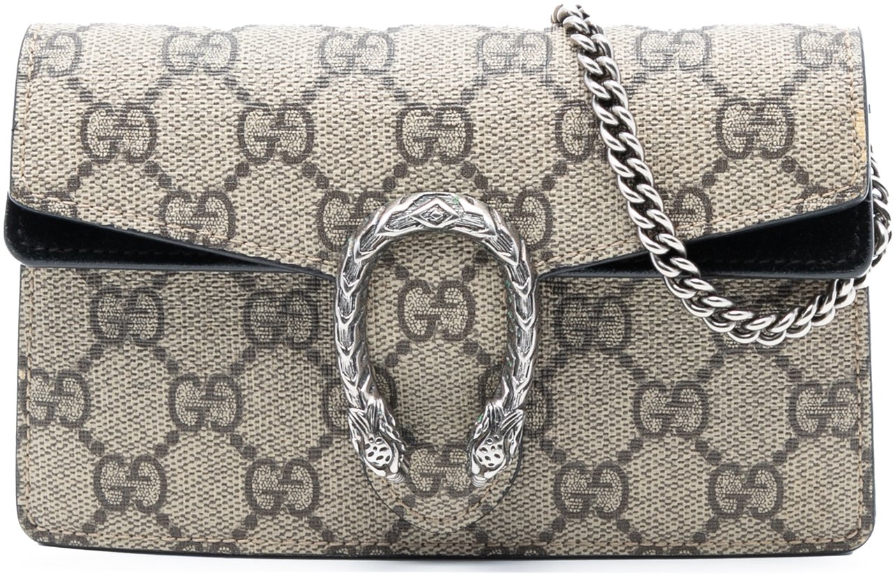 Gucci Mini GG Supreme Dionysus Crossbody Bruin