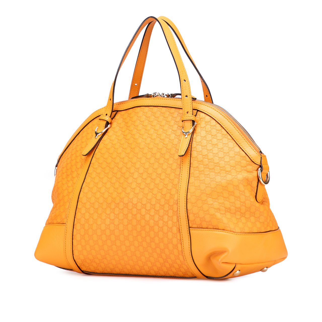 Gucci Large Microguccissima Nice Dome Satchel Geel