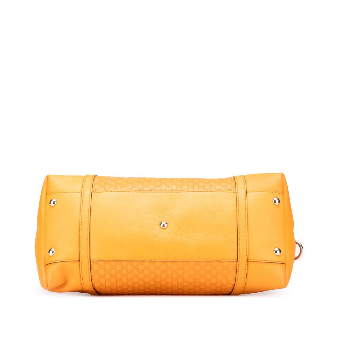 Gucci Large Microguccissima Nice Dome Satchel Geel
