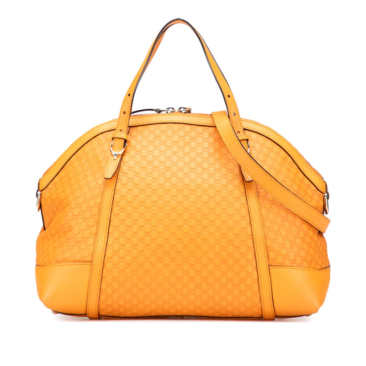 Gucci Large Microguccissima Nice Dome Satchel Geel