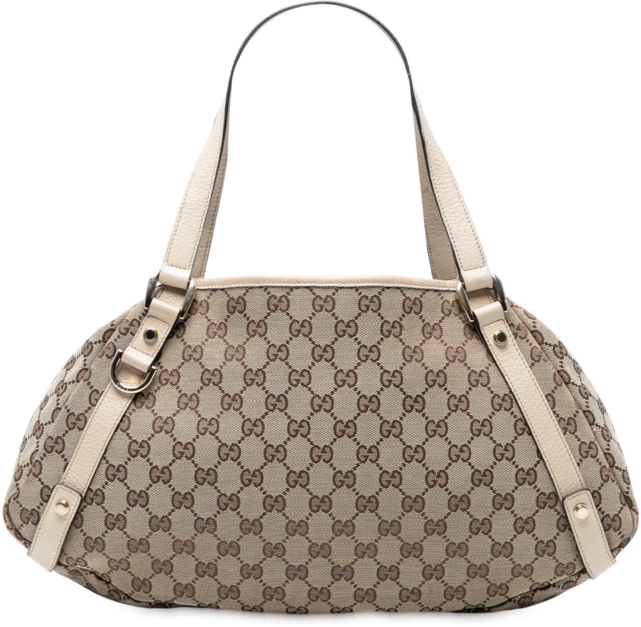 Gucci GG Canvas Abbey D Ring Tote Bruin