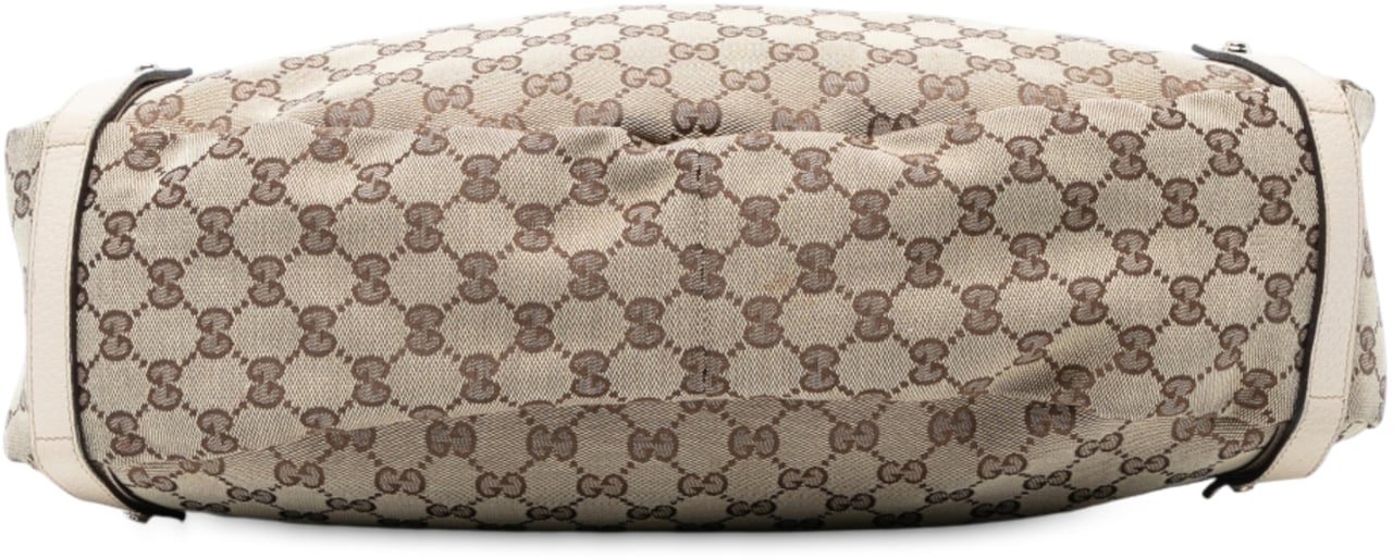 Gucci GG Canvas Abbey D Ring Tote Bruin