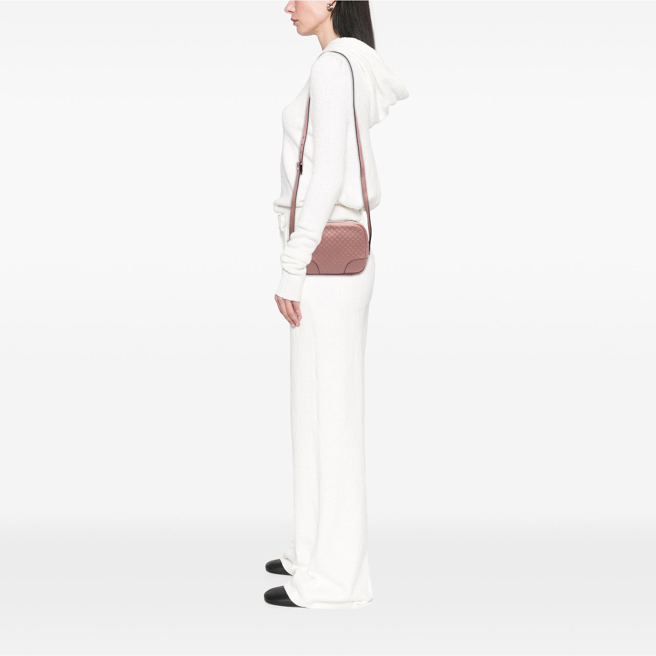 Gucci Microguccissima Bree Crossbody Roze
