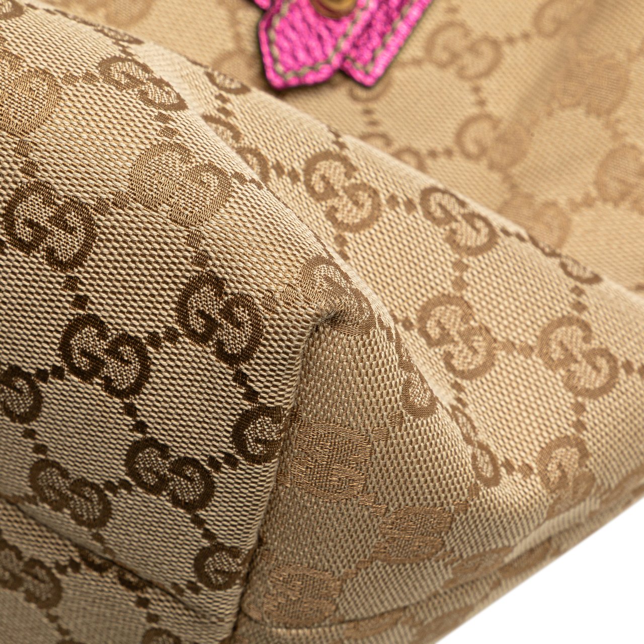 Gucci GG Canvas Jolicoeur Tote Bruin