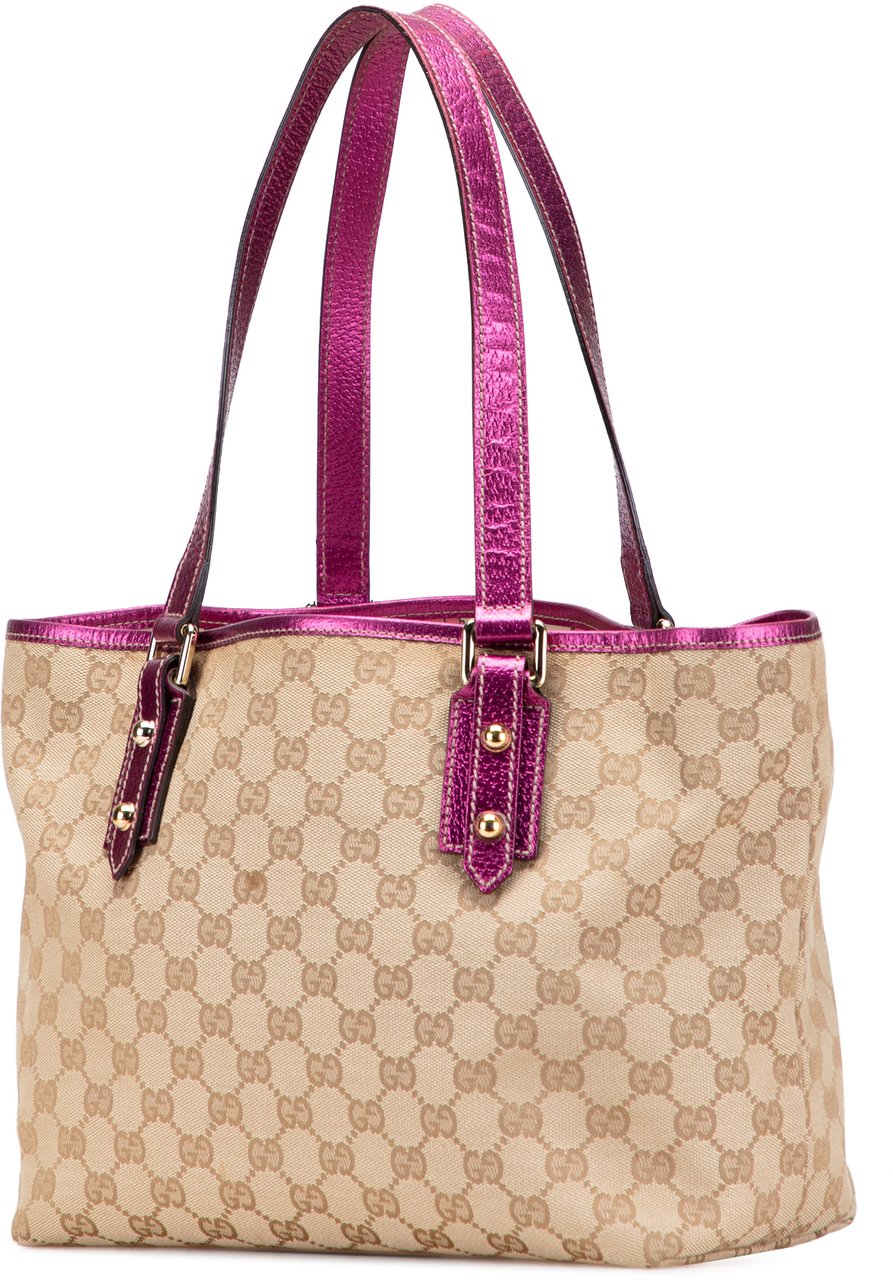 Gucci GG Canvas Jolicoeur Tote Bruin