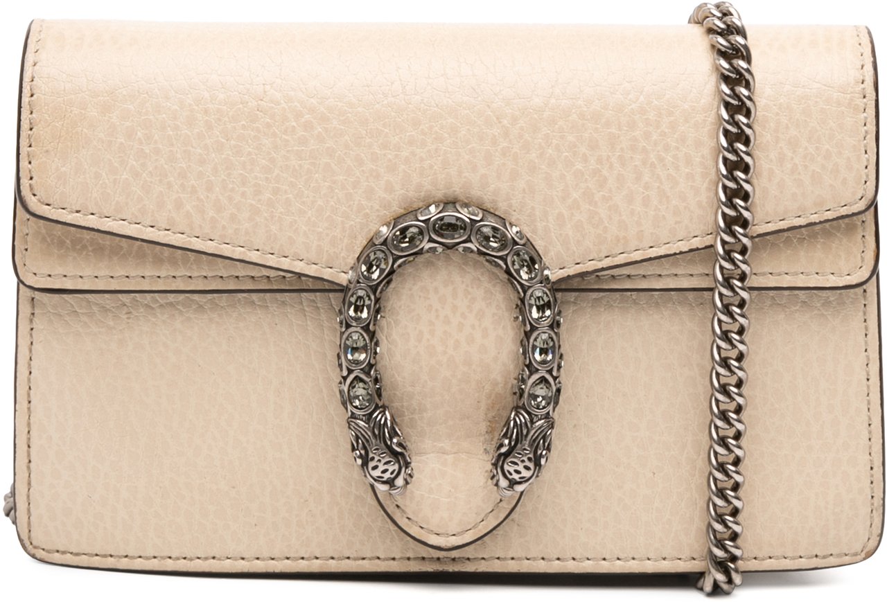 Gucci Mini Dionysus Leather Crossbody Wit