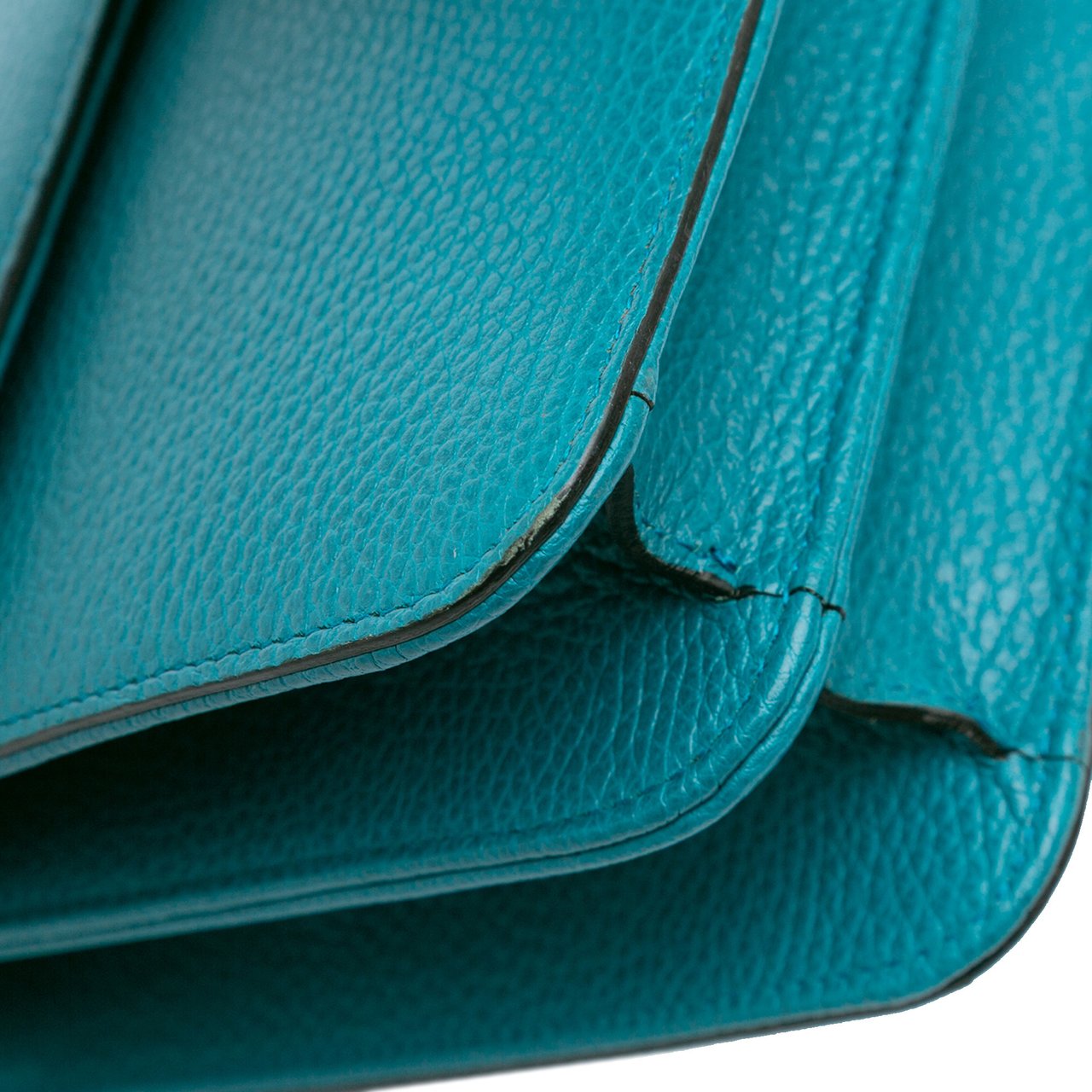 Gucci Medium Dollar Calfskin Interlocking G Crossbody Blauw