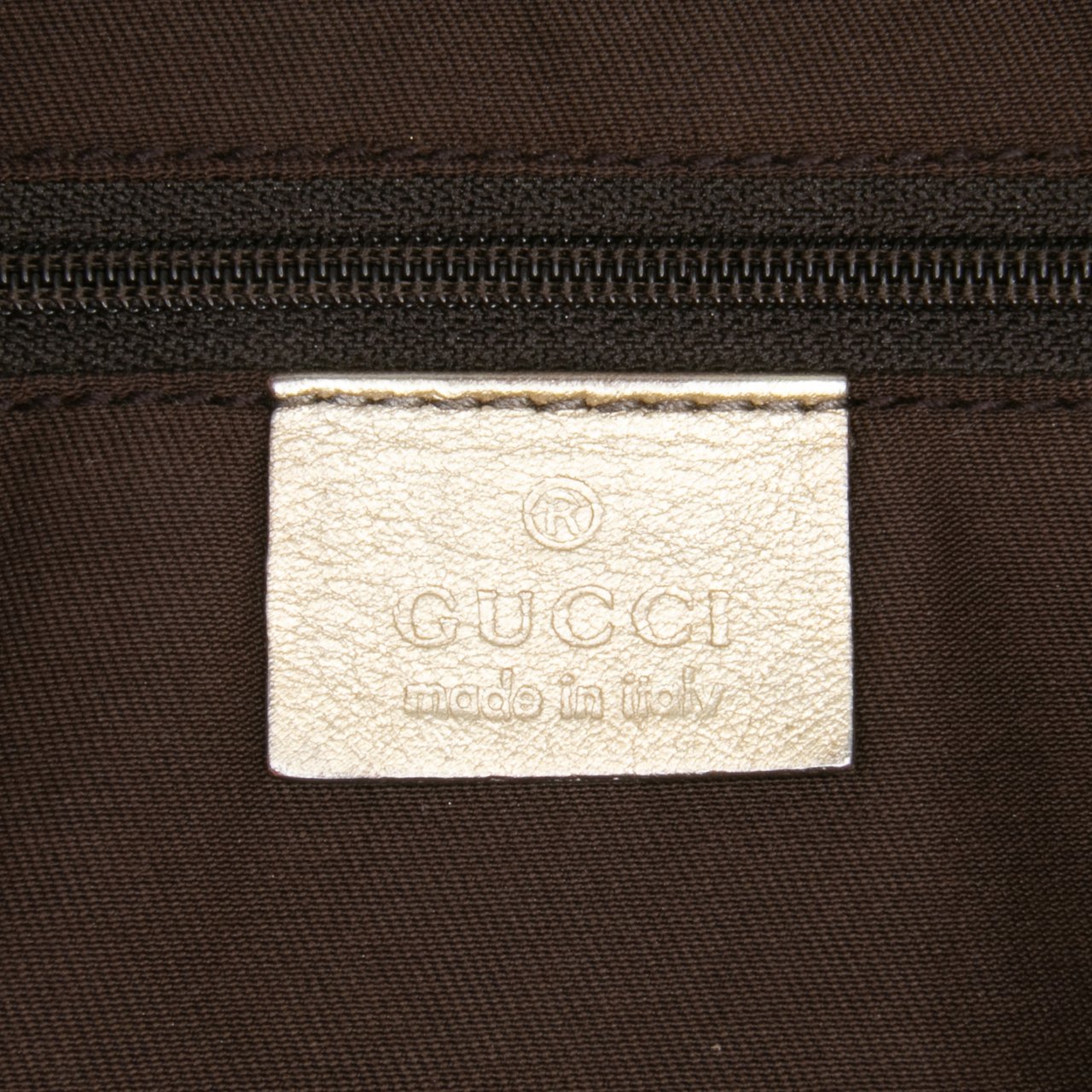 Gucci Large GG Canvas Abbey D Ring Tote Bruin