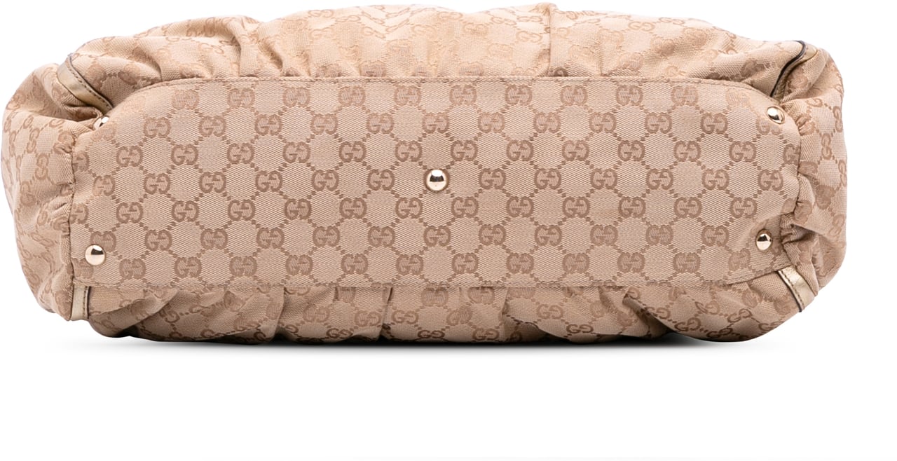 Gucci Large GG Canvas Abbey D Ring Tote Bruin