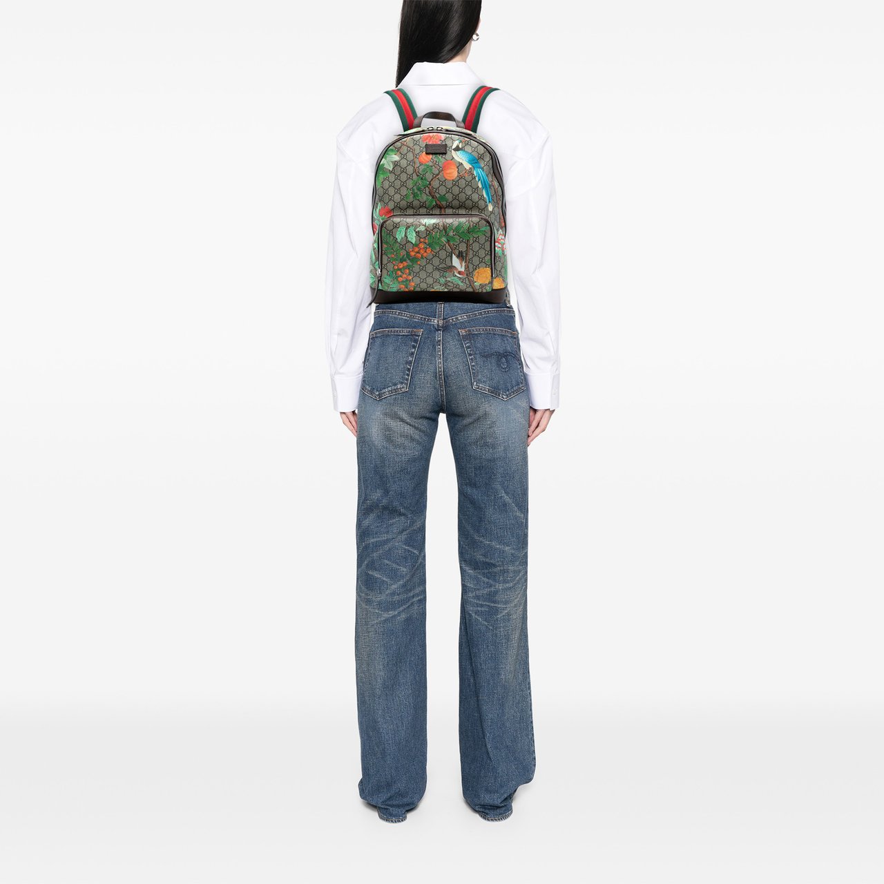 Gucci GG Supreme Tian Backpack Bruin