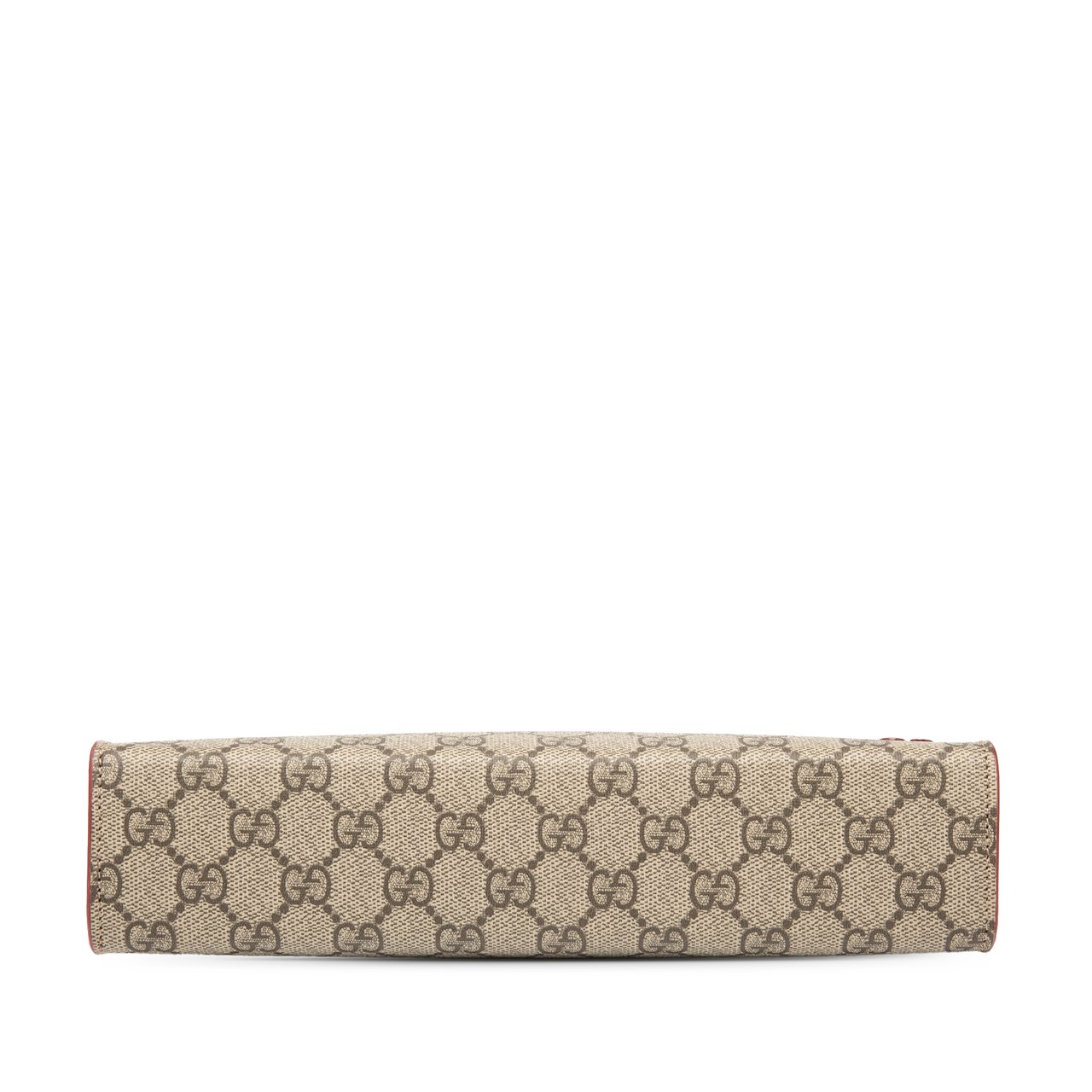 Gucci Small Bicolor GG Supreme Pouch Bruin