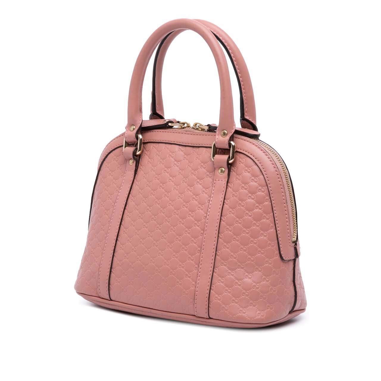 Gucci Mini Microguccissima Dome Satchel Roze