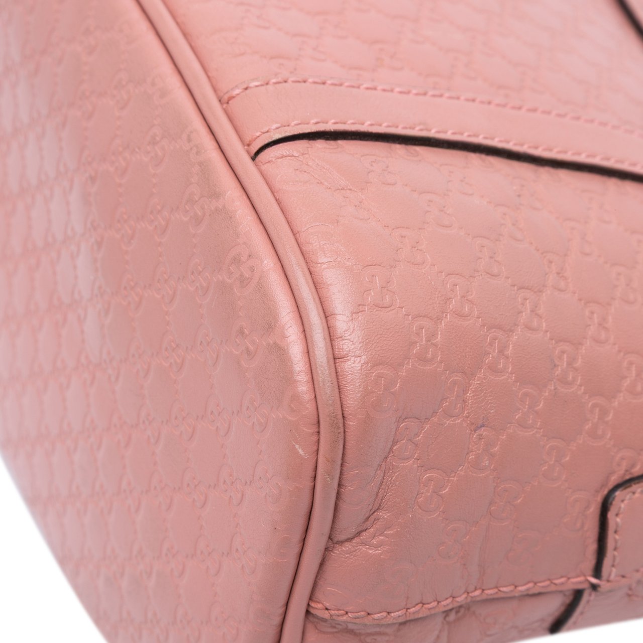 Gucci Mini Microguccissima Dome Satchel Roze