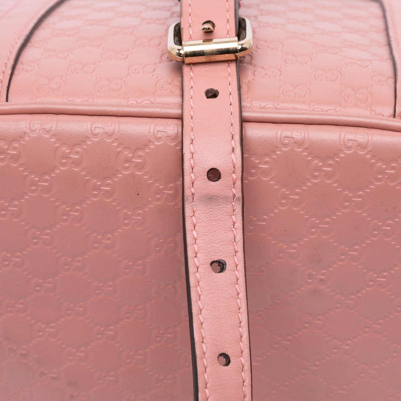 Gucci Mini Microguccissima Dome Satchel Roze