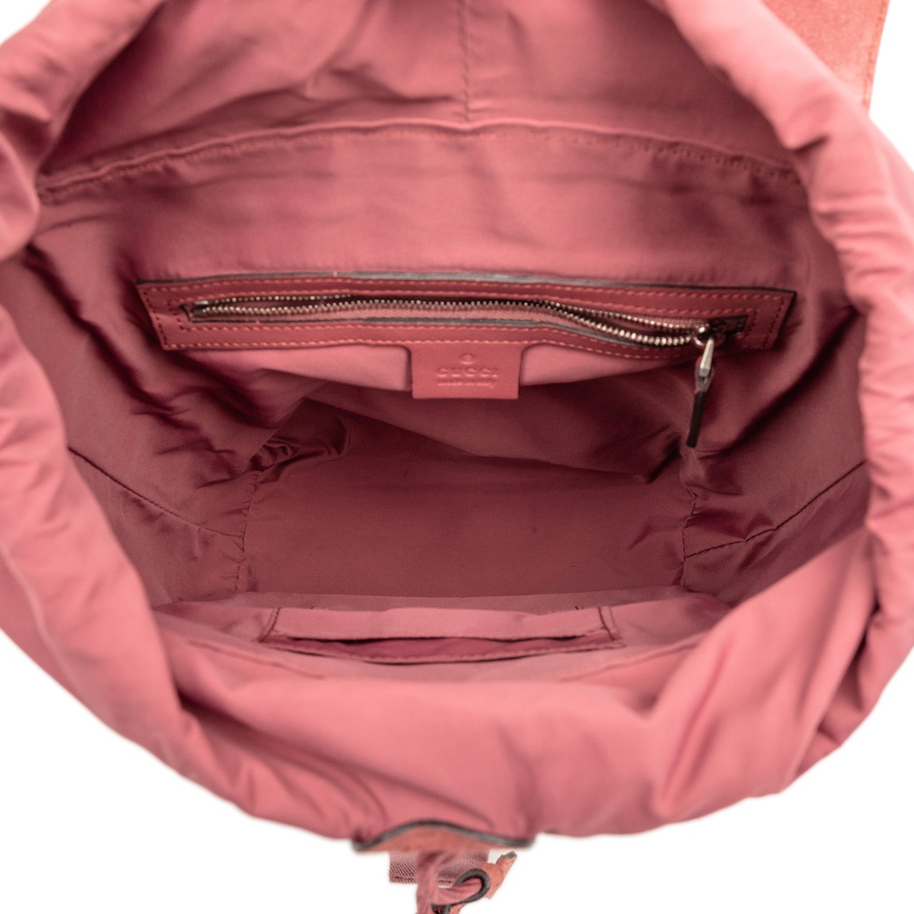 Gucci Small GG Supreme Blooms Single Buckle Backpack Bruin