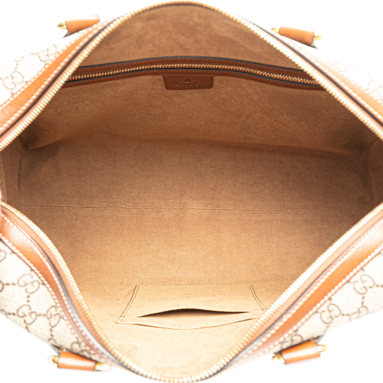 Gucci Medium GG Supreme Satchel Bruin