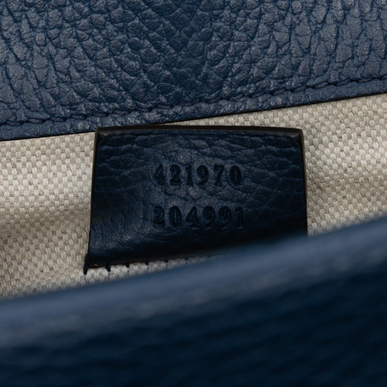 Gucci Small Leather Dionysus Crossbody Blauw