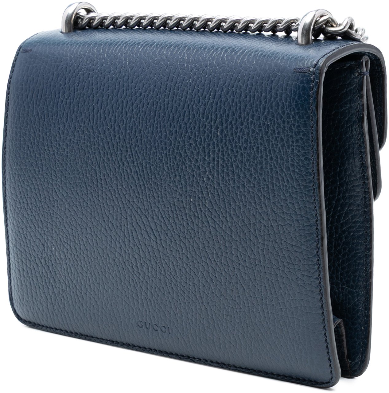 Gucci Small Leather Dionysus Crossbody Blauw