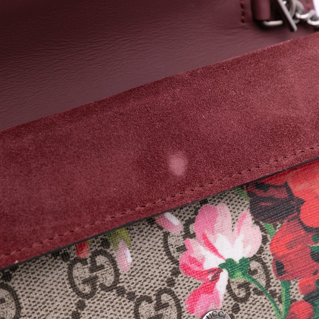 Gucci Mini GG Supreme Blooms Dionysus Crossbody Bruin