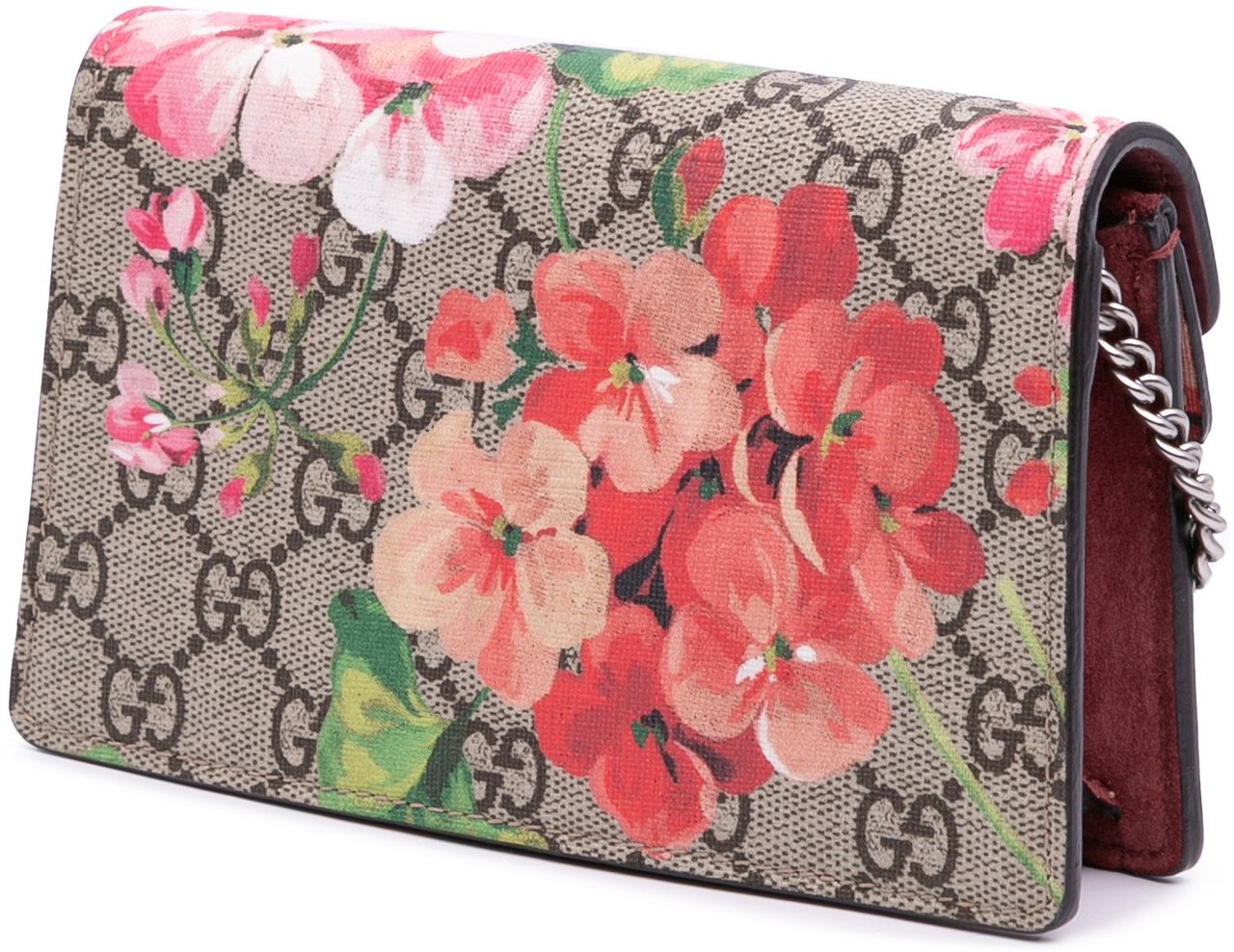 Gucci Mini GG Supreme Blooms Dionysus Crossbody Bruin