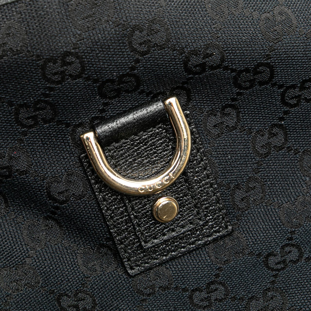Gucci GG Canvas Abbey D Ring Crossbody Blauw