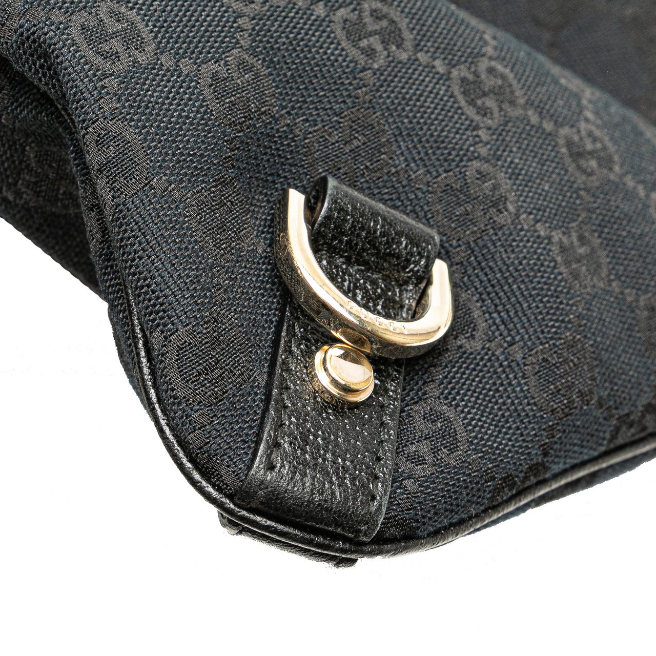 Gucci GG Canvas Abbey D Ring Crossbody Blauw