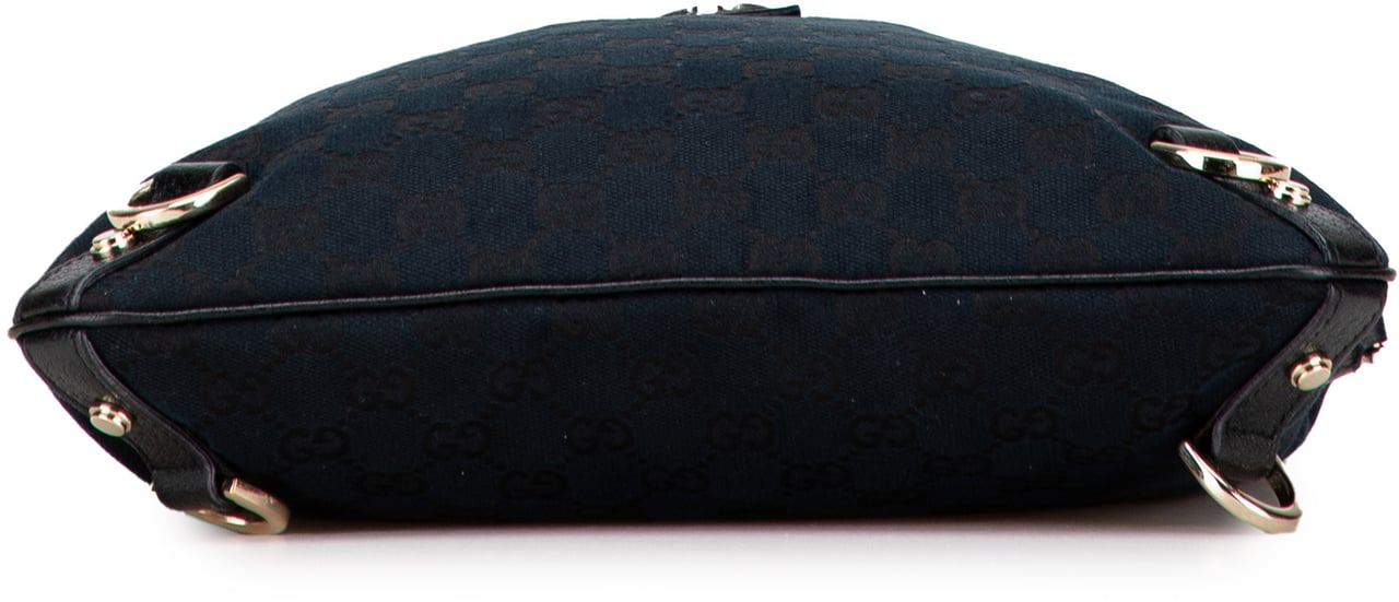 Gucci GG Canvas Abbey D Ring Crossbody Blauw