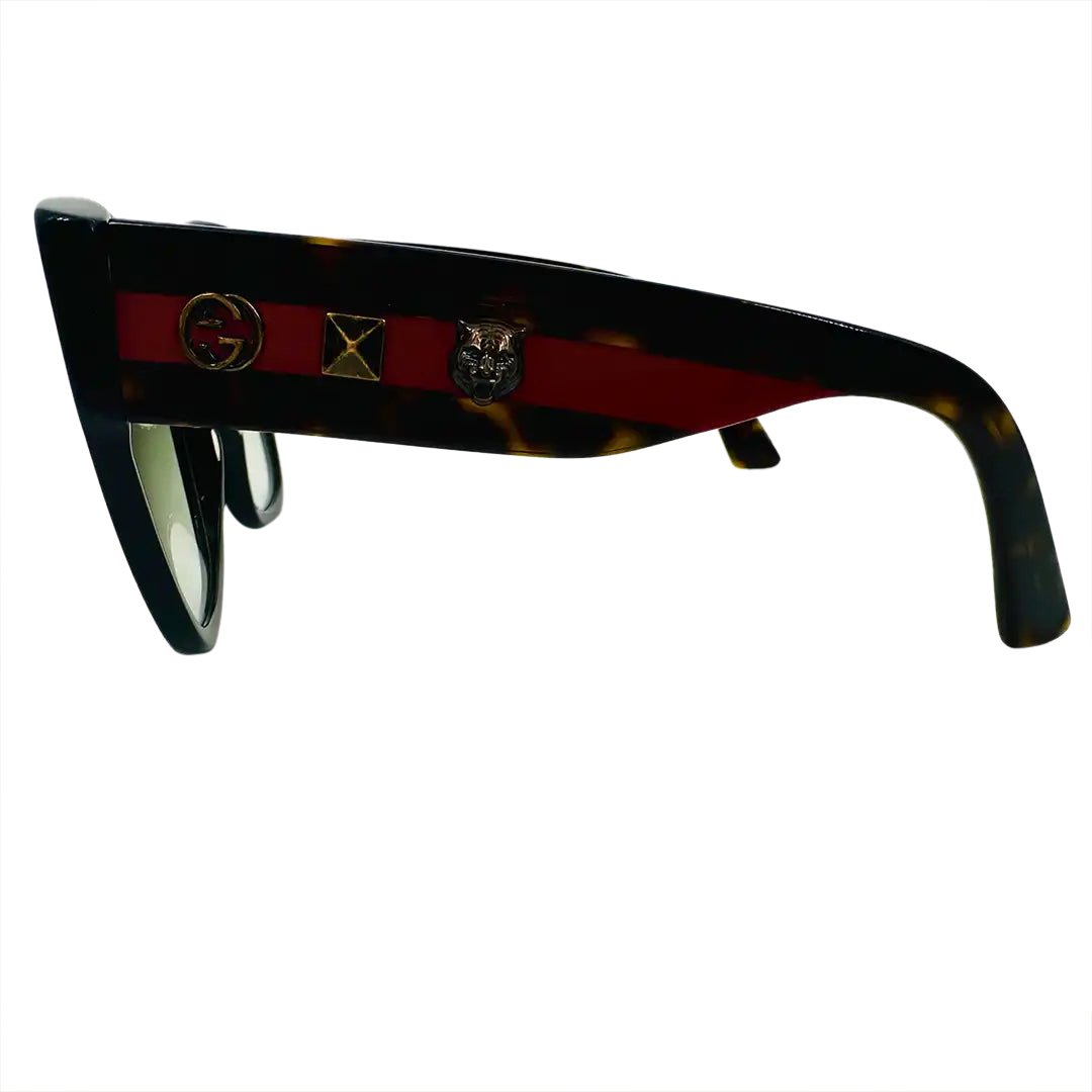 Gucci Gucci Sunglasses Seasonal Icons GG0059S 001 black very good Zwart